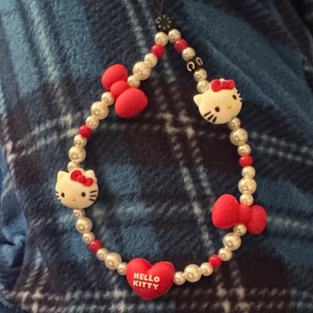 Casetify Hello Kitty phone charm lanyard bracelet